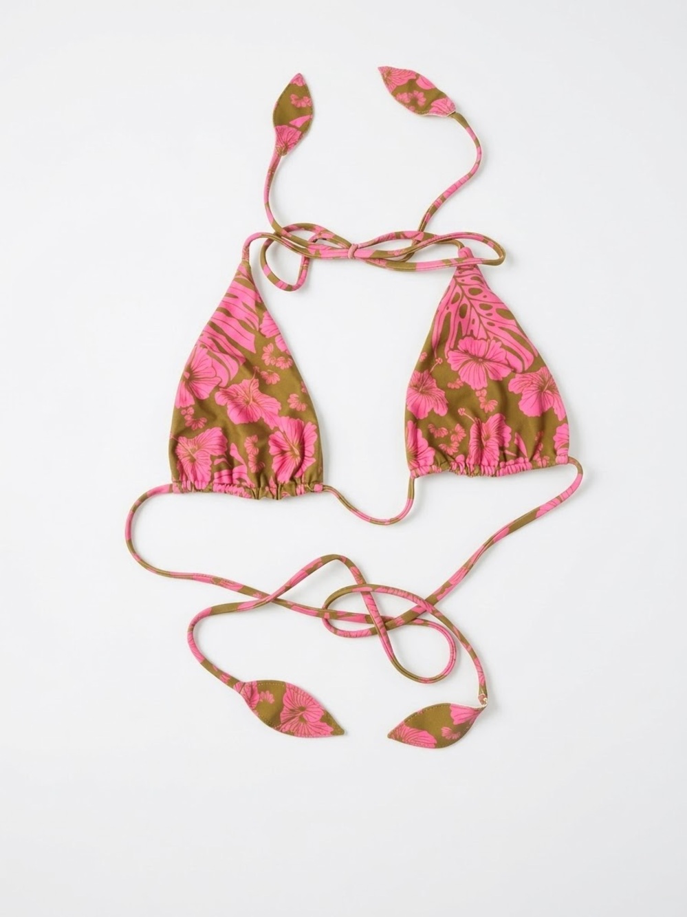 Benoa Swim 👙 Mariko Swim Top • GARDEN • Hibiscus • Naupaka • Monstera • XL